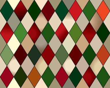 sorunsuz rhomb harlequin