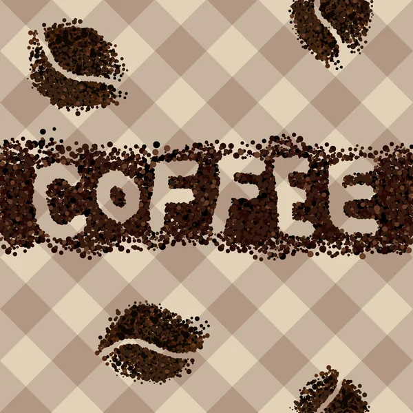 Coffee pattern — Stock Vector