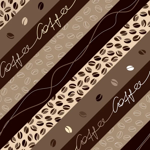 Modèle de café en diagonale — Image vectorielle