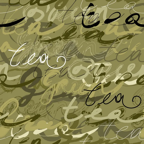 Scénario thé vert — Image vectorielle