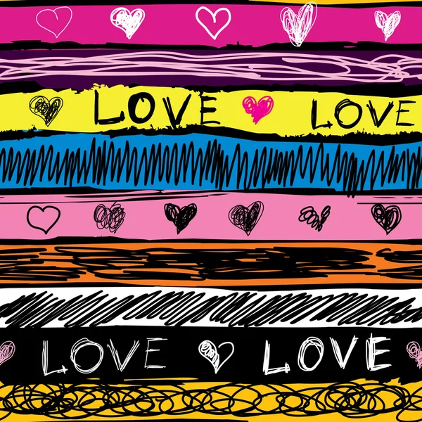 Grunge amour — Image vectorielle