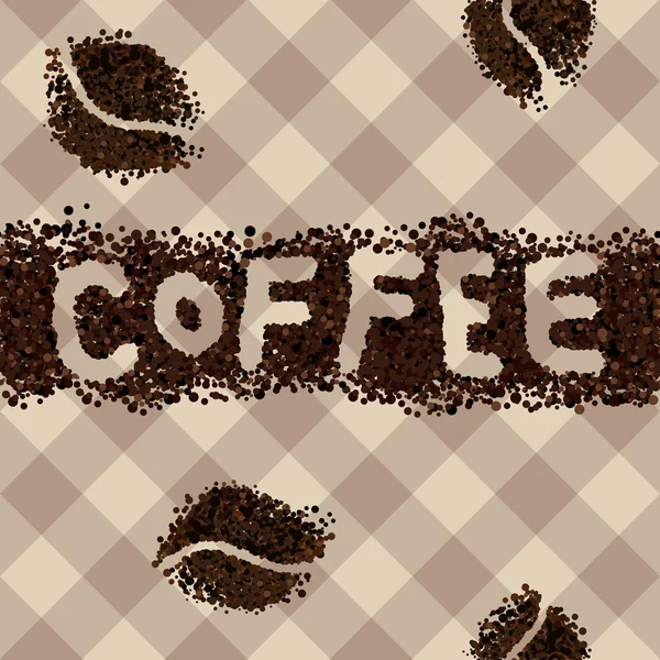 Kaffemönster Vektorgrafik