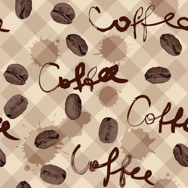 Kaffemönster Vektorgrafik