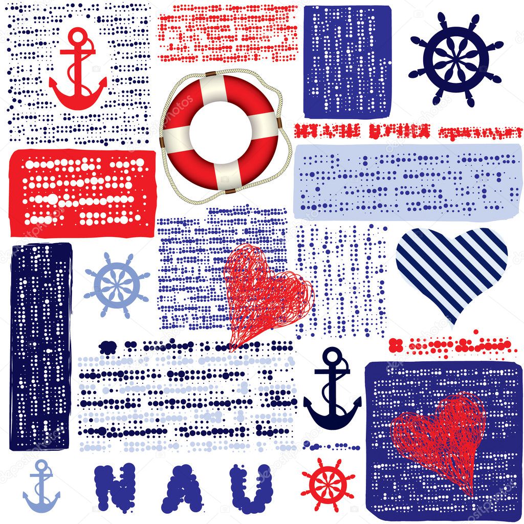 Nautical paper pattern