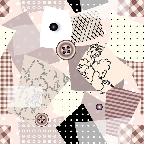 Modèle de patch rose . — Image vectorielle
