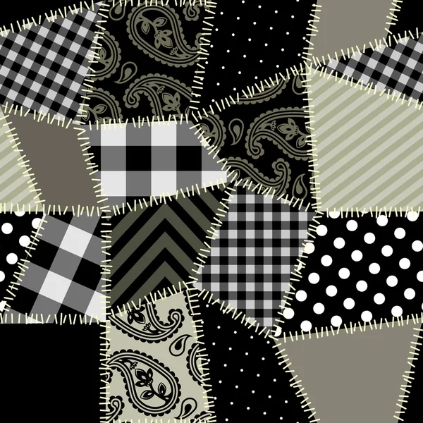 Quilt patroon — Stockvector