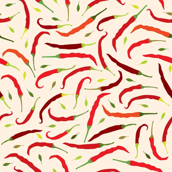 Pimientos rojos pappern — Vector de stock