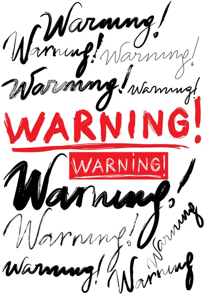 Предупреждение — стоковый вектор