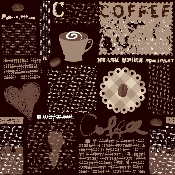 Café fond i — Image vectorielle