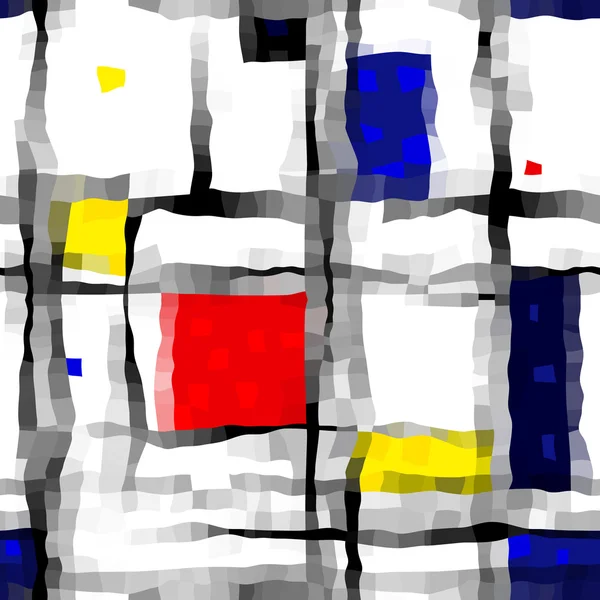 Como Mondrian — Vector de stock