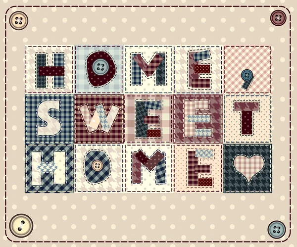 Home, sweet home — Stock Vector
