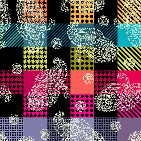 ekose ve desenli desen.