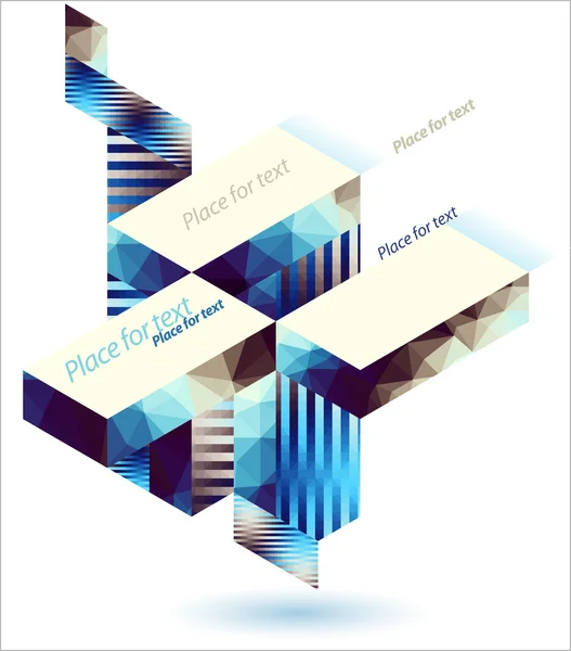 Éléments bleus — Image vectorielle