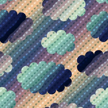 bulutlar gökyüzü yağmur üzerinde.