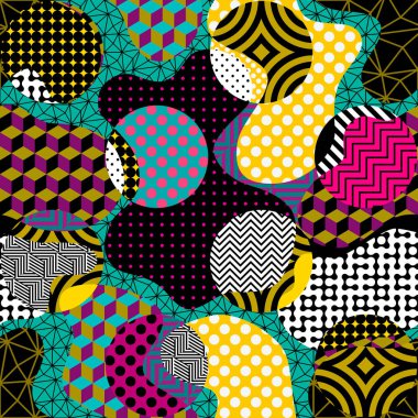 Kağıt kesiği tasarımı şekillendirir. Kusursuz vektör deseni.