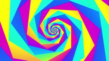 Sonsuz spiral. Kusursuz döngü görüntüsü.