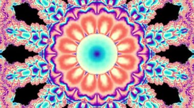 Süslemeli mandala döngü arkaplanı