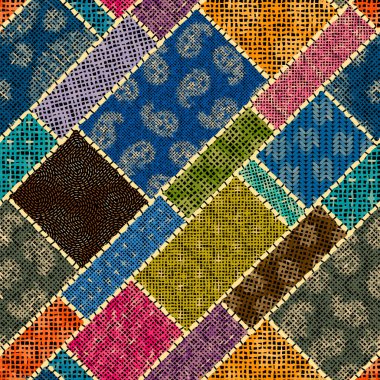 Kaba bir tuval dokusunun taklidi. Kusursuz desen.