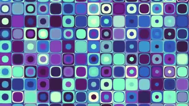 Seamless loop abstract motion background. Abstract polka dot footage. — Stock Video