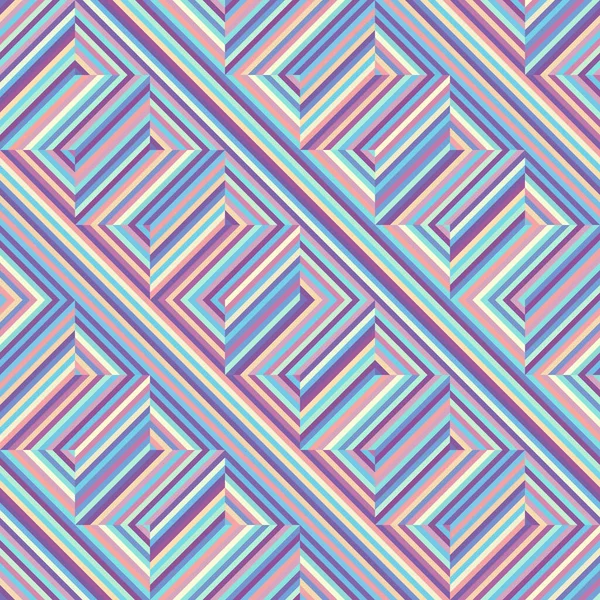 Modello geometrico ondulato astratto. Sfondo quadrato poligonale. — Vettoriale Stock