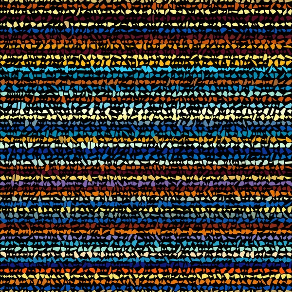 Vektornahtloses Mosaikmuster. Künstlerischer Hintergrund. — Stockvektor
