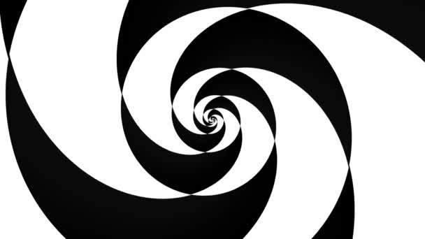 Spirale infinita. Filmati loop senza soluzione di continuità. — Video Stock