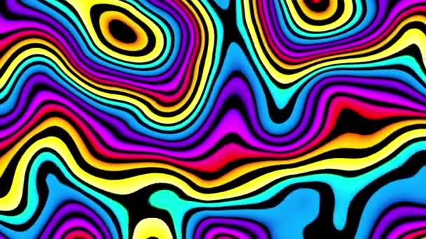 Psychedelic fundo em movimento — Vídeo de Stock