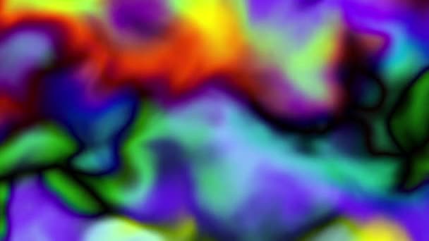 Psychedelischer Hintergrund — Stockvideo