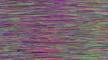 Video parazit görüntülerini döngüye sokuyorum. Bir Datamoshing videosunun taklidi.