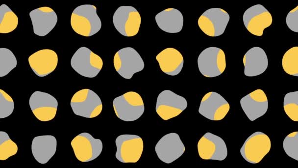 Безшовний цикл абстрактного фону руху. Абстрактне зображення крапки поляка . — стокове відео