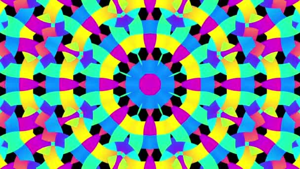 Mandala abstrait fond de boucle — Video