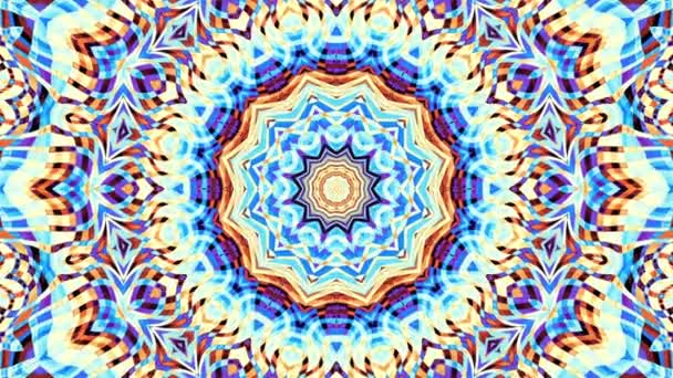 Ornate Mandala-Schleife Hintergrund — Stockvideo