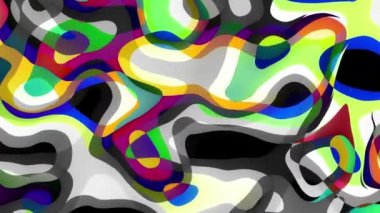 Psikedelik hareket arkaplanı