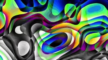 Psikedelik hareket arkaplanı