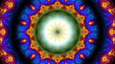 Süslemeli mandala döngü arkaplanı
