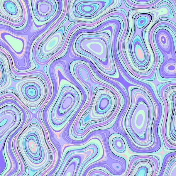 Psychedelic abstract pattern. Bright digital Marbling style — Stockvektor