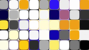 Kusursuz döngü soyut hareket arkaplanı. Soyut polka nokta görüntüsü.