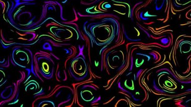 Psikedelik hareket arkaplanı