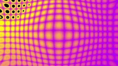 Kusursuz döngü soyut hareket arkaplanı. Soyut polka nokta görüntüsü.