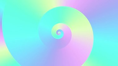 Sonsuz spiral. Kusursuz döngü görüntüsü.