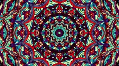 Süslemeli mandala döngü arkaplanı