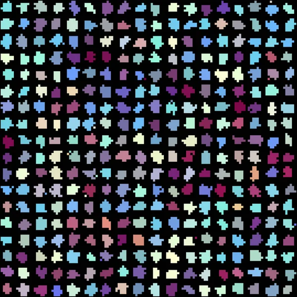 Abstraktes Nahtloses Geometrisches Muster Regelmäßiges Pixelpunktmuster Vektorbild — Stockvektor