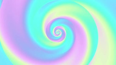 Sonsuz spiral. Kusursuz döngü görüntüsü.
