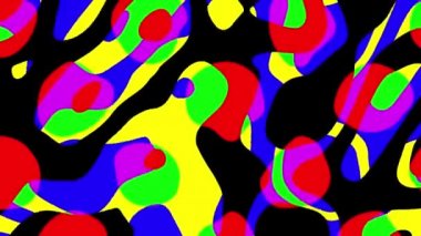 Psikedelik hareket arkaplanı