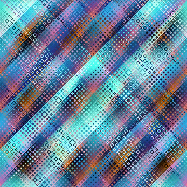 Patrón Geométrico Abstracto Sin Costura Con Efecto Superposición Moire Pixel — Archivo Imágenes Vectoriales