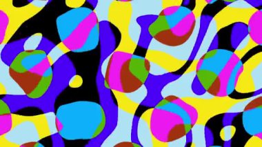 Psikedelik hareket arkaplanı