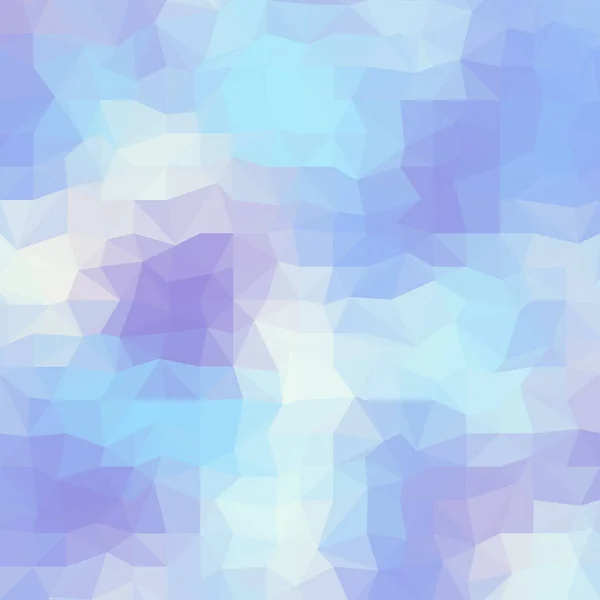 低ポリスタイルのライトブルーの幾何学的抽象パターン ガラスの効果 ベクトル画像 — ストックベクタ