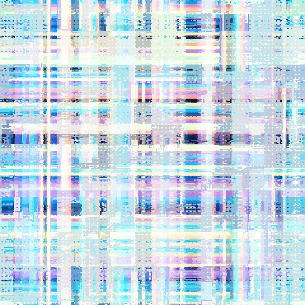 Abstract Seamless Pattern Grunge Glitch Plaid Pattern Vector Image — Image vectorielle
