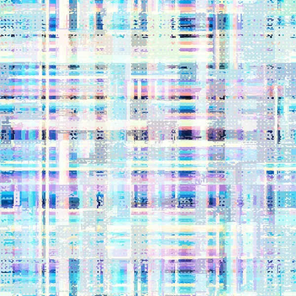 Abstract Seamless Pattern Grunge Glitch Plaid Pattern Vector Image — Archivo Imágenes Vectoriales