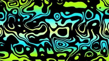 Psikedelik hareketli arka plan. Görüntü döngüsü